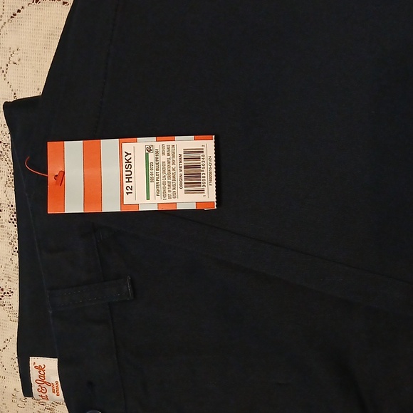 Cat & Jack Dark Blue HUSKY Trousers SZ.12 BOYS - Picture 3 of 3